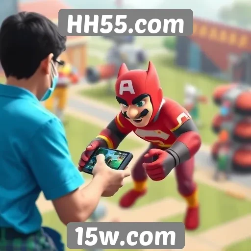 Jogos mobile em alta no site HH55.com